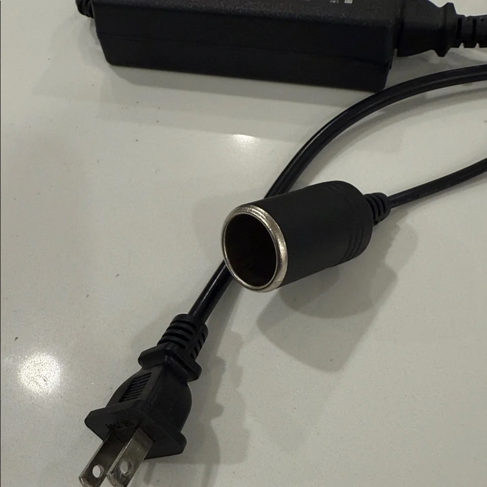 Black AC/DC Adapter